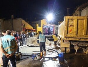 1200’lük Çelik Boru Arızası Kısa Müddette Giderildi…