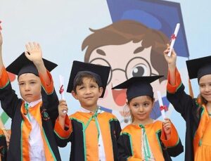 Ahlatlıbel’de Çankayalı Çocukların Mezuniyet Sevinci