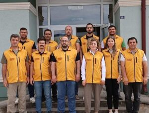 Betonun, asfaltın ve yerin kalitesi burada ölçülüyor