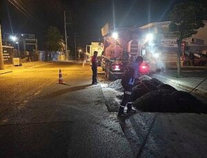 Büyükşehir alanda, yollar 7/24 inançta