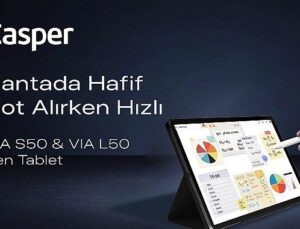 Casper VIA L50 ve S50 Pen tabletler, akıllı kalem dayanağıyla üretkenliğe davet ediyor