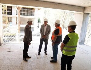 Ege Üniversitesinde yeni teknopark binası süratle yükseliyor