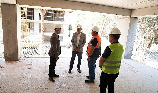 Ege Üniversitesinde yeni teknopark binası süratle yükseliyor