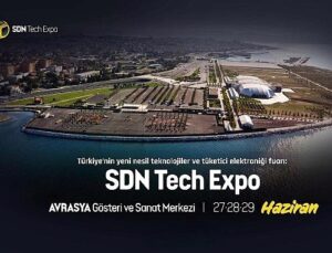 Güç ve Tabii Kaynaklar Bakanı Bayraktar SDN Tech Expo Sahnesinde