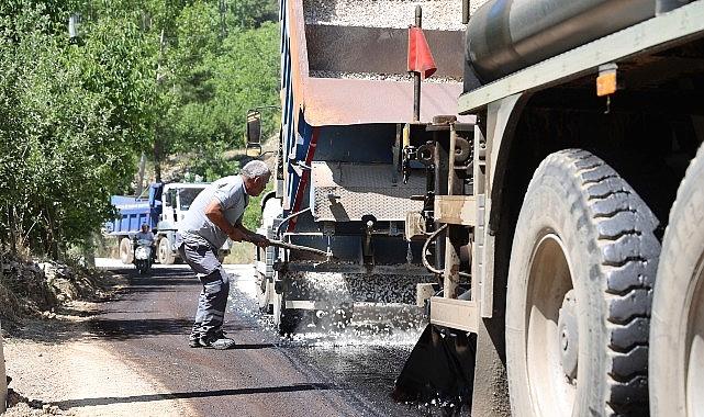 Kaş Beldibi ve Sütleğen Küme Yolu asfaltlanıyor