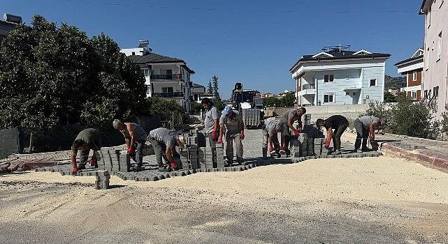 Kemer’de altyapı çalışmaları