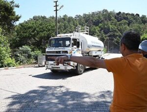 Kemer’de orman yangını