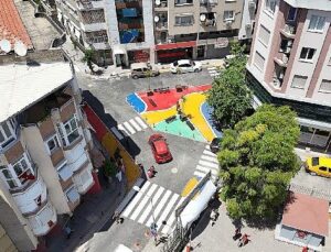 Konak’ta okul yollarına renkli dokunuş yayılıyor