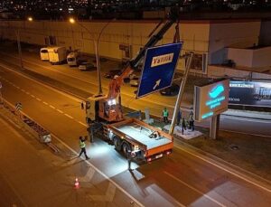 L tipi levhalar, trafik akışını rahatlatıyor