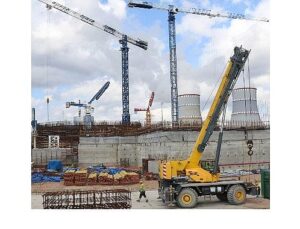 Leningrad NGS-2’nin 4’üncü Güç Ünitesinin Alanında Güvenlik Binasının Temel Betonlama Süreci Tamamlandı
