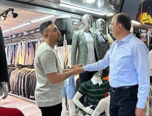 Lider Altay Bayram Alışverişine Çıkan Konyalıları ve Esnafları Ziyaret Etti