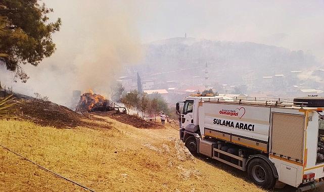 Lider Aydın İsmetiye’deki yangın bölgesinde