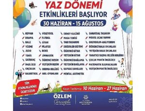 Lider Çerçioğlu ile Aydınlı Çocuklar Yaz Tatilinde Eğlenirken Öğrenecek