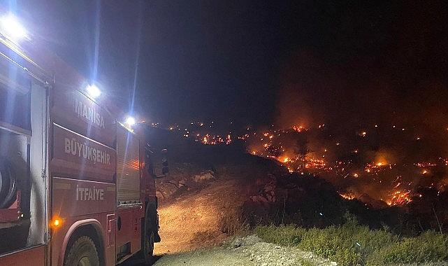 Manisa Büyükşehir’den İzmir’deki Orman Yangınlarına Söndürme Takviyesi