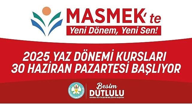 MASMEK’te Yaz Periyodu Kursları Başlıyor