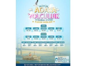 “Mehtap Turları” ve “Büyük Adaya Yolculuk” başlıyor