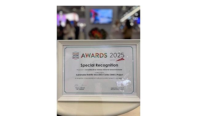 Milletlerarası Toplu Taşıma Birliği’nden İETT’ye Özel Takdir Mükafatı