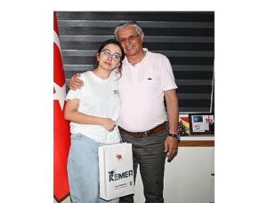 Muvaffakiyetini Lider Topaloğlu ile paylaştı