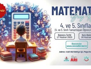 Nevşehir Belediyesi’nden Matematik Yaz Kursu