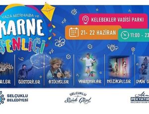 Selçuklu Belediyesi’nden Çocuklara Özel Karne Şenliği