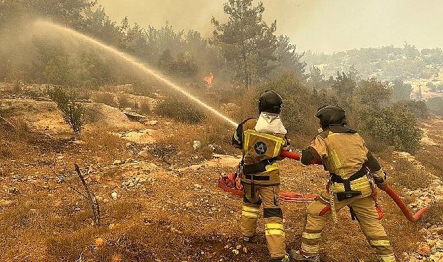 Akkuyu NGS itfaiye ünitesi, yangın söndürme çalışmalarına takviye verdi