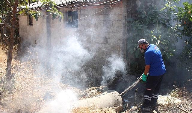 Antalya’nın tüm ilçelerinde haşereyle çaba sürüyor
