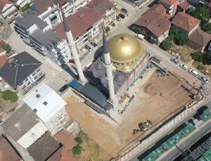 Başaran Camii etrafına estetik dokunuş