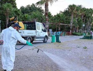 Büyükşehir vektörel gayret çalışmalarını mesire alanlarında da sürdürüyor