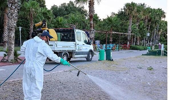 Büyükşehir vektörel gayret çalışmalarını mesire alanlarında da sürdürüyor