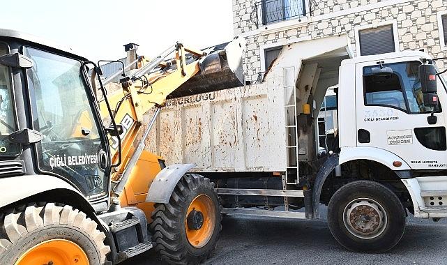 Çiğli’de moloza kararlı müdahale, halka çağrı…