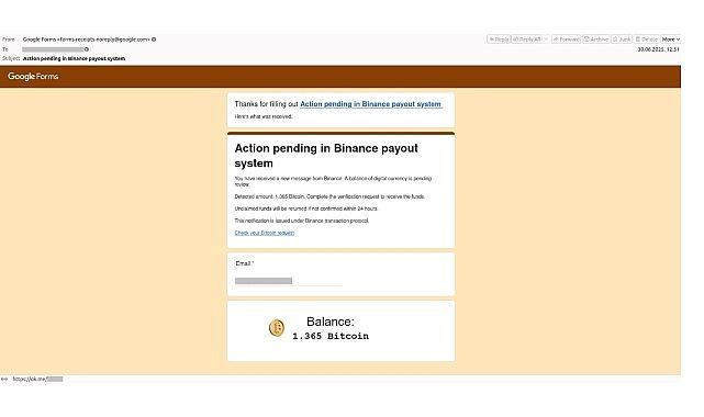 Düşman ‘Form’unda: Kripto dolandırıcıları Google Formlar aracılığıyla kullanıcıları gaye alıyor