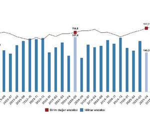 İhracat ünite bedel endeksi yüzde 3,1 arttı
