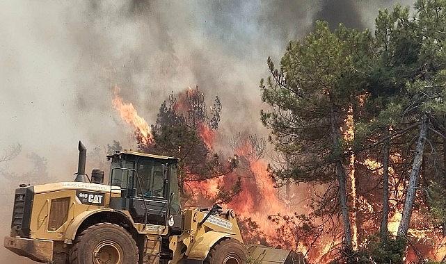 İnegöl’ün Dayanışma Ruhu Yangın Bölgesinde