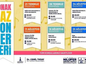 Konak Yaz Konserleri başlıyor