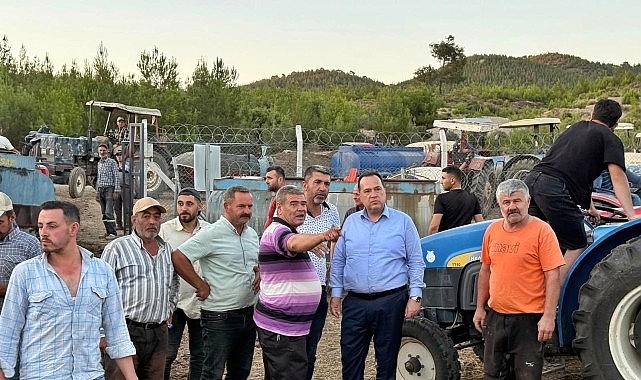 Lider Dutlulu Yangın Bölgesinde İncelemelerde Bulundu