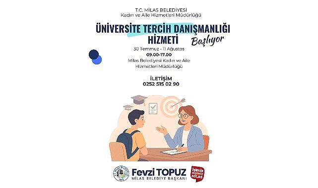 Milas Belediyesi Tercih Periyodunda Adayların Yanında Olacak