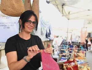Osmangazi Belediyesi üreten bayanların yanında