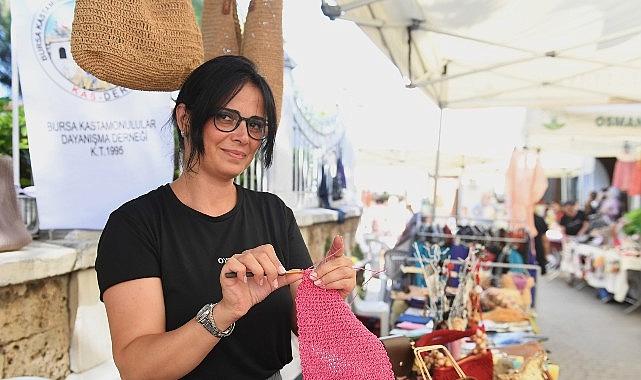 Osmangazi Belediyesi üreten bayanların yanında