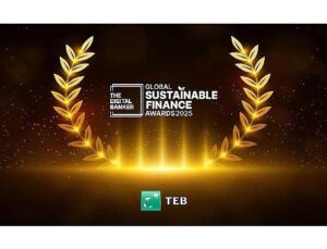 TEB, The Digital Banker tarafından ”Türkiye’de Sürdürülebilir Finans Alanında En Uygun Özel Banka” seçildi