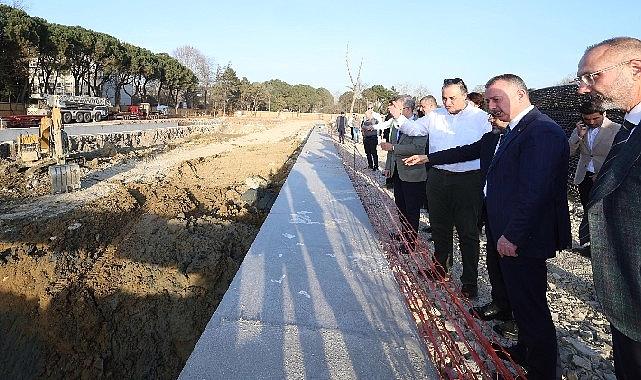 Tünel segmentleri İzmit’teki ana üretim alanına geldi