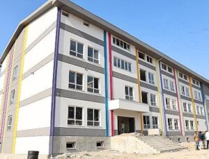 23 Nisan Mahallesi’ndeki okul inşaatında sona gelindi