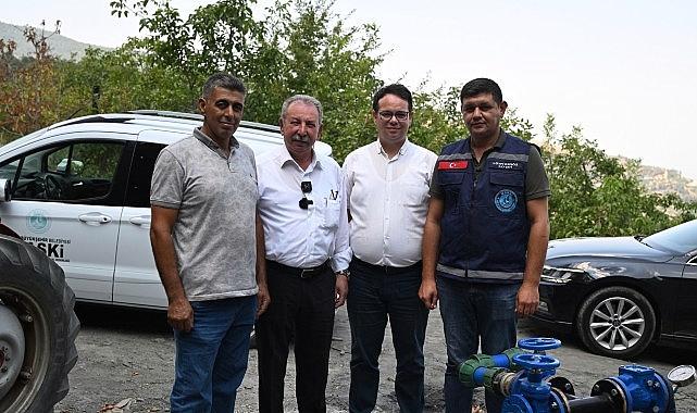 Bahçecik’te taşıma su sıkıntısı bitti