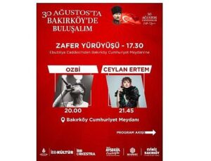 Büyük Zafer Bakırköy’de kutlanacak
