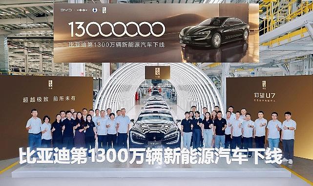 BYD, 13 Milyonuncu Yeni Güç Aracını Üreterek Tarihi Bir Muvaffakiyete İmza Attı