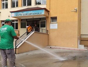 Canik Belediyesi Okulları Yeni Eğitim Yılına Hazırlıyor