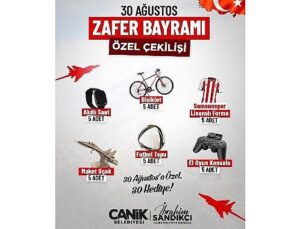 Canik Belediyesi’nden 30 Ağustos’a Özel 30 Armağan