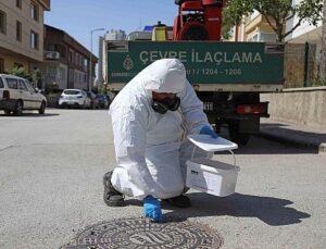 Çankaya Köşe Bucak İlaçlanıyor