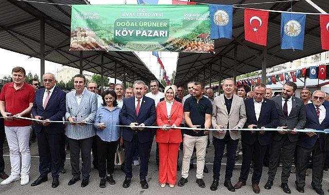 Doğal Eserler ve Köy Pazarı Hizmete Açıldı