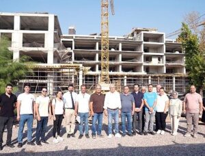 Ege Üniversitesinde dev teknopark kompleksi süratle yükseliyor
