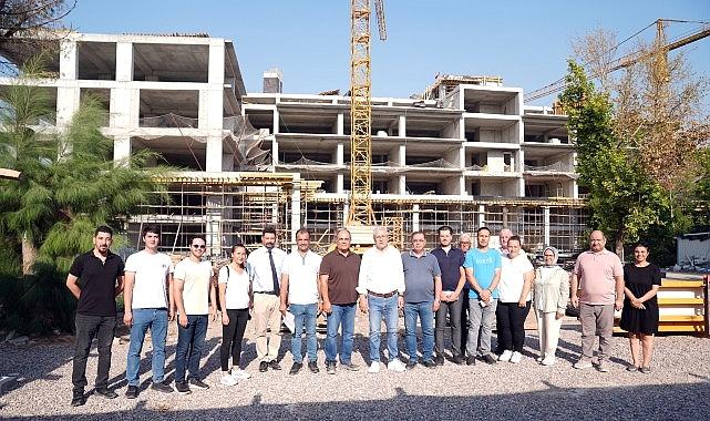 Ege Üniversitesinde dev teknopark kompleksi süratle yükseliyor